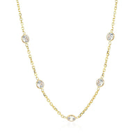 14k Yellow Gold CZ By the Yard Long Links - Forever in Harmony