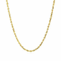 10k Yellow Gold Solid Diamond Cut Rope Chain (2.00 mm) - Forever in Harmony