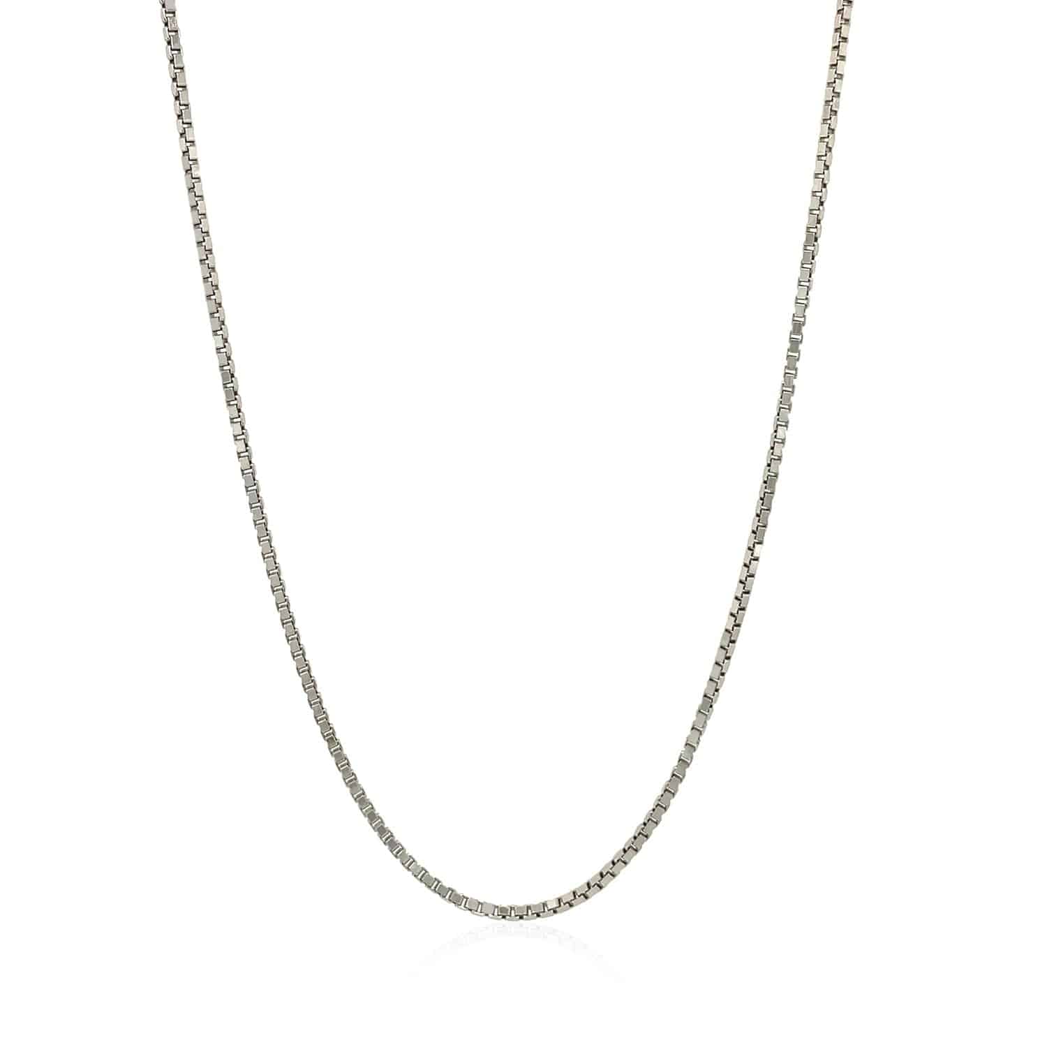 Sterling Silver 1.4mm Adjustable Box Chain (1.40 mm) - Forever in Harmony