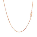 14k Rose Gold Classic Box Chain (0.73 mm) - Forever in Harmony