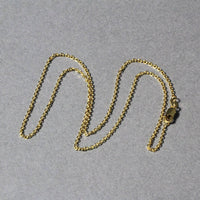 14k Yellow Gold Diamond Cut Cable Link Chain (1.30 mm) - Forever in Harmony