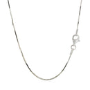 Sterling Silver Rhodium Plated Octagonal Snake Chain (1.10 mm) - Forever in Harmony