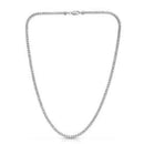 Ice Barrel Chain in 14k White Gold (3.14 mm) - Forever in Harmony