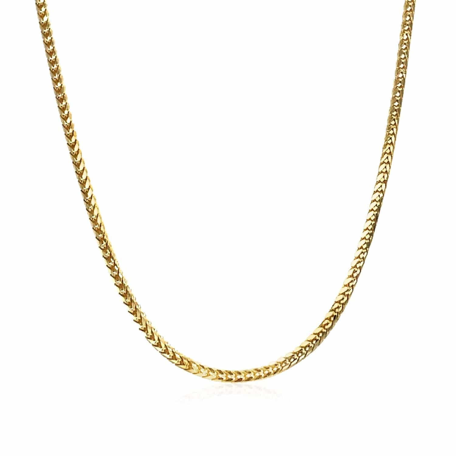 14k Yellow Gold Franco Chain (1.60 mm) - Forever in Harmony