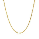 10k Yellow Gold Solid Diamond Cut Rope Chain (1.80 mm) - Forever in Harmony