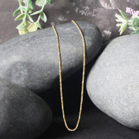 14k Yellow Gold Lumina Pendant Chain (0.90 mm) | - Forever in Harmony