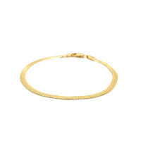 14k Yellow Gold Super Flex Herringbone Bracelet (2.80 mm) | 7'' - Forever in Harmony