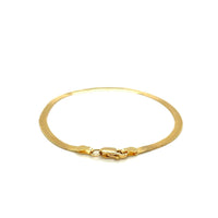 14k Yellow Gold Super Flex Herringbone Bracelet (2.80 mm) | - Forever in Harmony