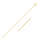 14k Yellow Gold Classic Box Chain (0.45 mm) - Forever in Harmony