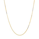 14k Yellow Gold Classic Box Chain (0.45 mm) - Forever in Harmony