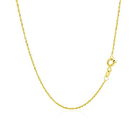 10k Yellow Gold Singapore Chain (1.10 mm) | - Forever in Harmony