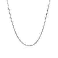 14k White Gold Gourmette Chain (1.40 mm) - Forever in Harmony