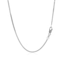 14k White Gold Gourmette Chain (1.40 mm) - Forever in Harmony