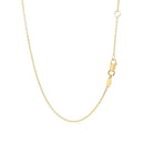 14k Yellow Gold Smooth Flat Horizontal Bar Style Necklace - Forever in Harmony