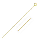 10k Yellow Gold Classic Box Chain (0.45 mm) | - Forever in Harmony