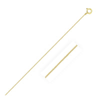 10k Yellow Gold Classic Box Chain (0.45 mm) | - Forever in Harmony