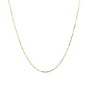 10k Yellow Gold Classic Box Chain (0.45 mm) | - Forever in Harmony