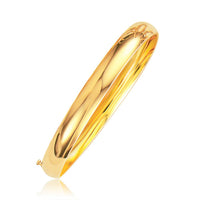 Classic Bangle in 14k Yellow Gold (8.00 mm) | - Forever in Harmony