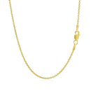 14k Yellow Gold Forsantina Lite Cable Link Chain (1.50 mm) | - Forever in Harmony