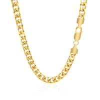 14k Yellow Gold Solid Miami Cuban Chain (6.00 mm) - Forever in Harmony