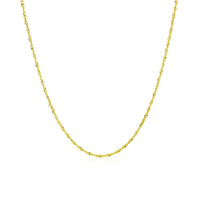 14k Yellow Gold Singapore Chain (1.10 mm) - Forever in Harmony