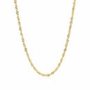 10K Yellow Gold Lite Rope Chain (2.50 mm) - Forever in Harmony