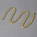 14k Yellow Gold Puffed Mariner Link Chain (6.80 mm) - Forever in Harmony