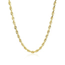 10k Yellow Gold Solid Diamond Cut Rope Chain (3.00 mm) | 18'' - Forever in Harmony