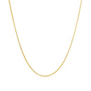 14k Yellow Gold Diamond Cut Round Wheat Chain (0.60 mm) - Forever in Harmony