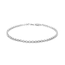 14k White Gold Rolo Bracelet  (2.50 mm) | - Forever in Harmony