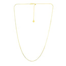 14k Yellow Gold Adjustable Snake Chain (0.80 mm) - Forever in Harmony