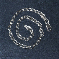 14k White Gold Oval Rolo Bracelet  (3.20 mm) | 7'' - Forever in Harmony