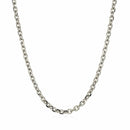 14k White Gold Diamond Cut Cable Link Chain (2.90 mm) | - Forever in Harmony