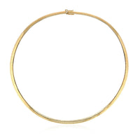 14k Yellow Gold Classic Omega Style Chain (6.00 mm) - Forever in Harmony