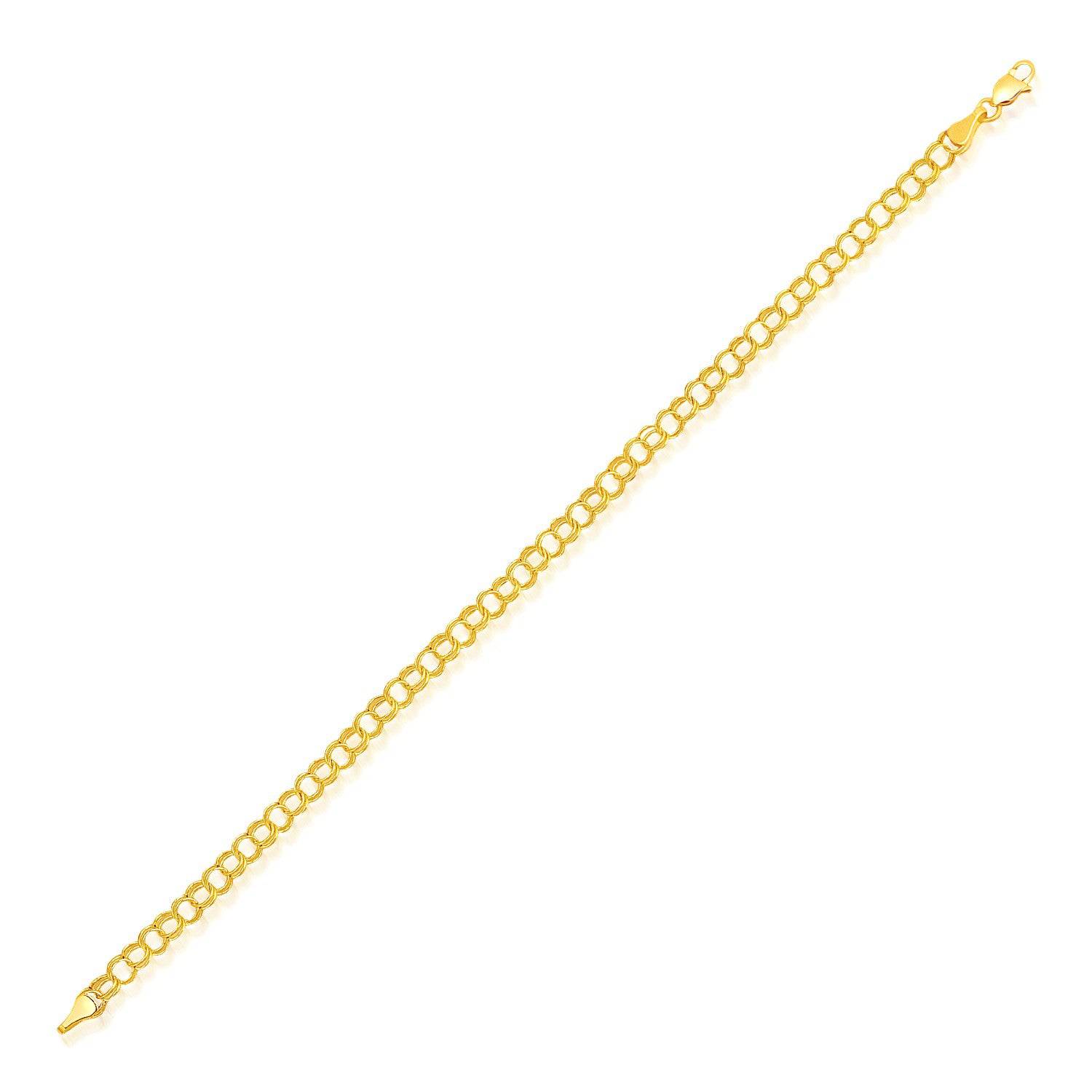 14k Yellow Gold Lite Charm Bracelet (4.00 mm) |