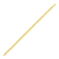 14k Yellow Gold Lite Charm Bracelet (4.00 mm) | - Forever in Harmony