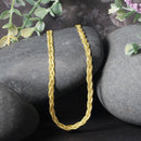 14k Yellow Gold Braided Chain (3.50 mm) - Forever in Harmony