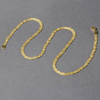 14k Yellow Gold Braided Chain (3.50 mm) - Forever in Harmony