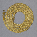 14k Yellow Gold Braided Chain (3.50 mm) - Forever in Harmony