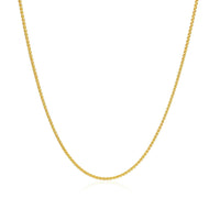 10k Yellow Gold Wheat Chain 1.0mm (1.00 mm) | 16'' - Forever in Harmony