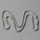 14k White Gold Round Box Chain (2.5 mm) - Forever in Harmony