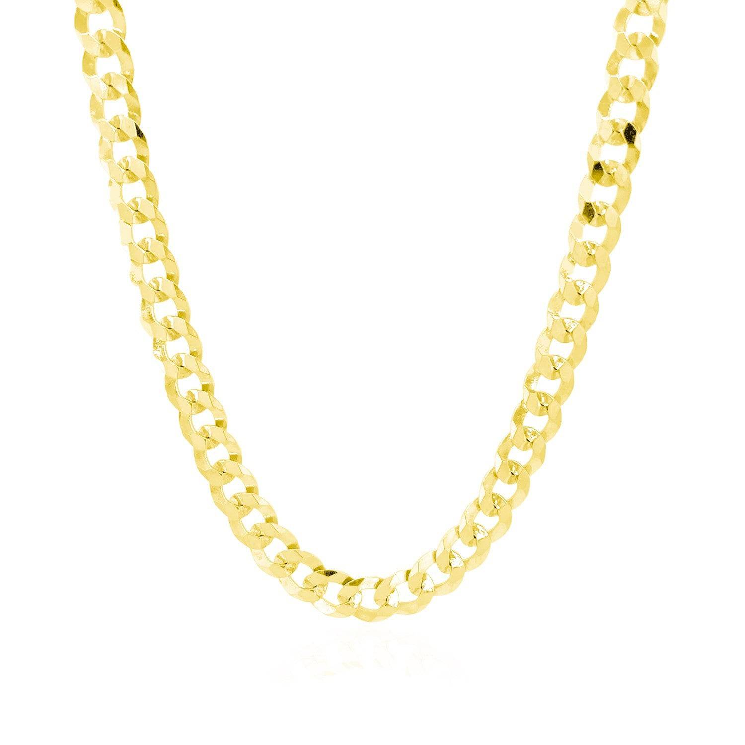 10k Yellow Gold Curb Chain (5.70 mm) - Forever in Harmony