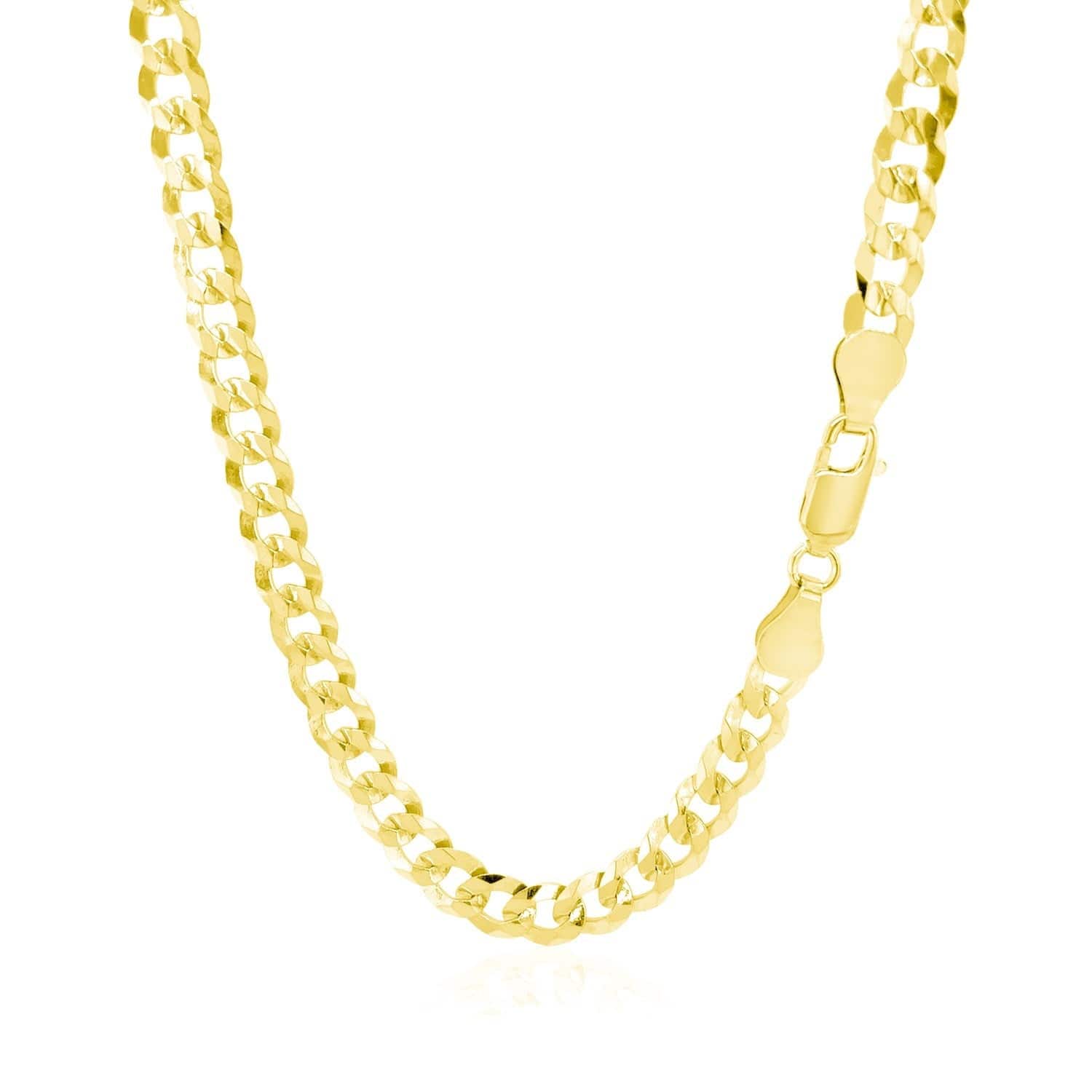 10k Yellow Gold Curb Chain (5.70 mm) - Forever in Harmony