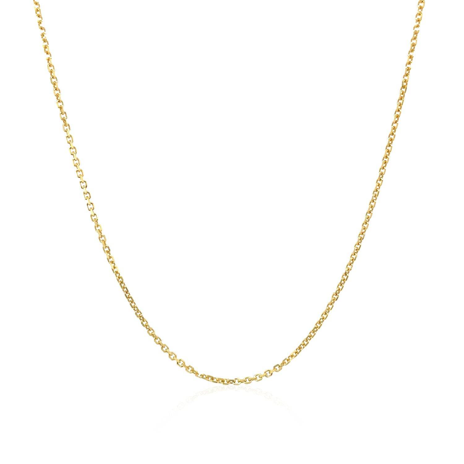 10k Yellow Gold Cable Chain (1.10 mm) - Forever in Harmony