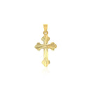 14k Tri Color Gold Cross Pendant - Forever in Harmony