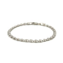 14k White Gold Heart Bracelet (3.00 mm) | - Forever in Harmony