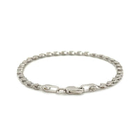 14k White Gold Heart Bracelet (3.00 mm) | - Forever in Harmony