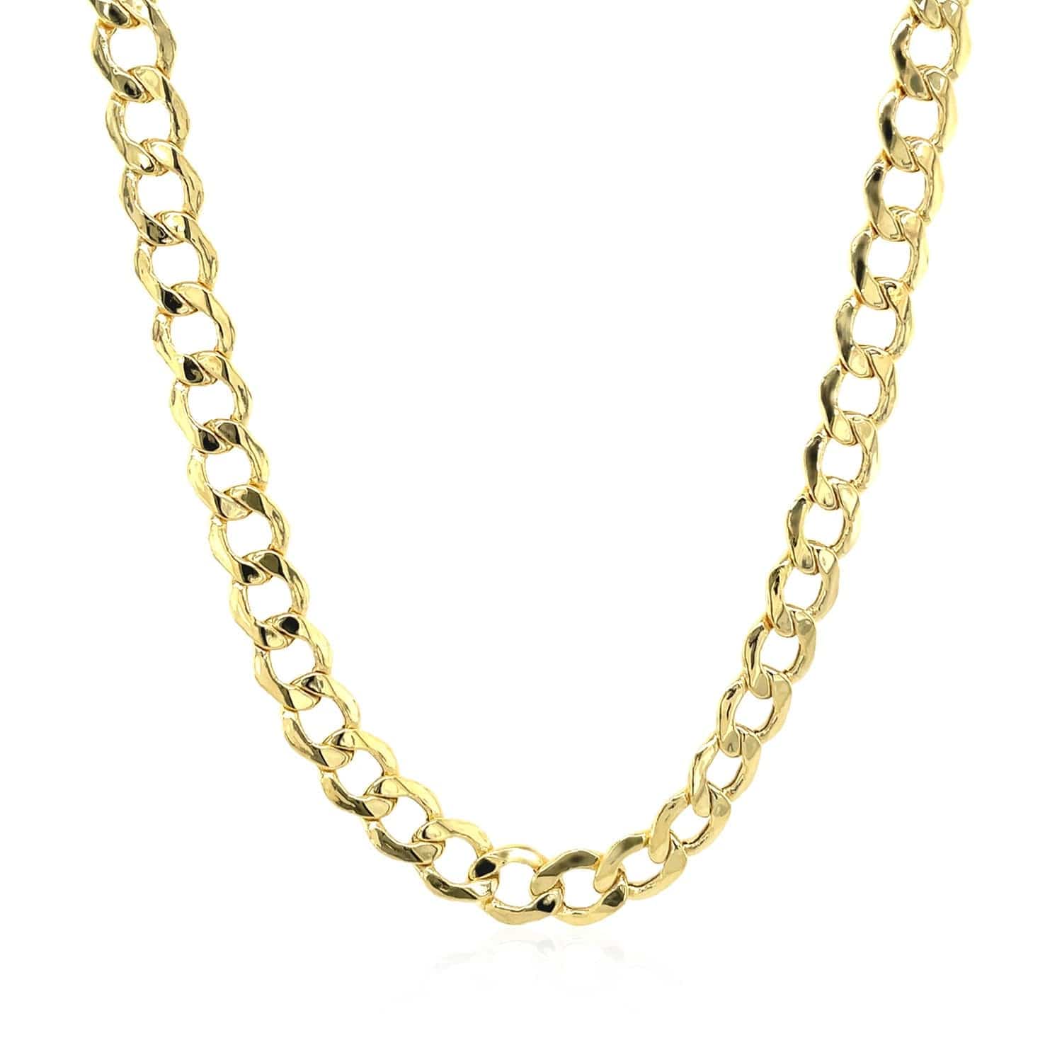 14k Yellow Gold Curb Chain (5.30 mm) - Forever in Harmony