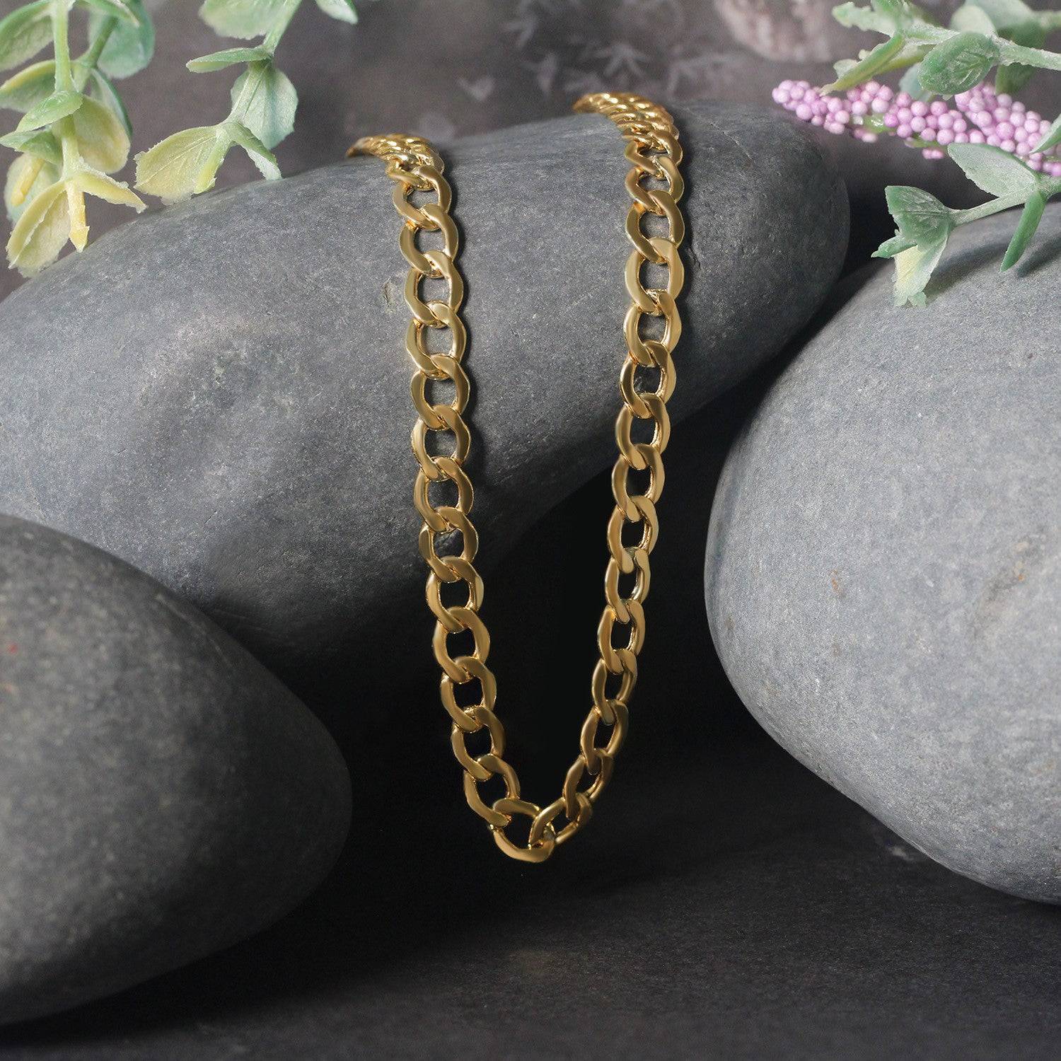 14k Yellow Gold Curb Chain (5.30 mm) - Forever in Harmony