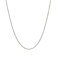 14k White Gold Adjustable Rope Chain (0.95 mm) - Forever in Harmony